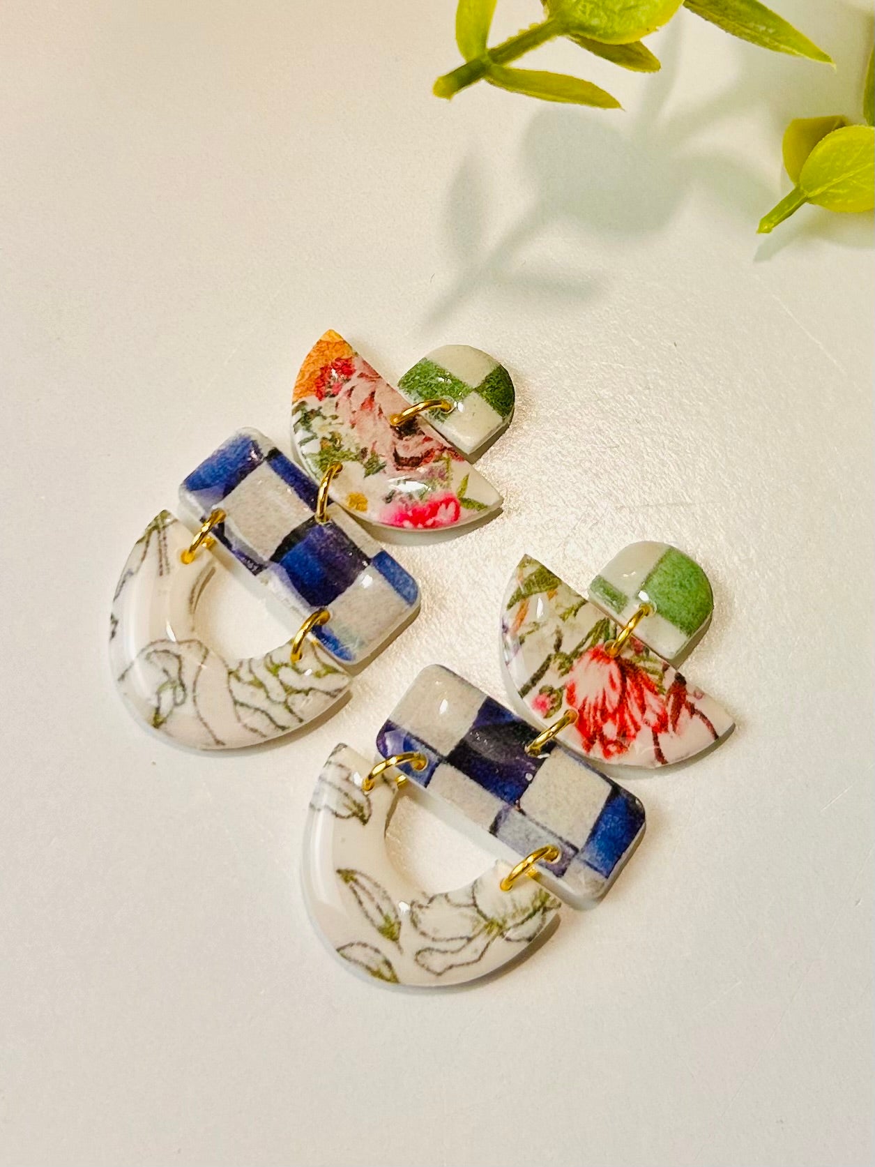 Mixed Pattern Checks and Florals 1