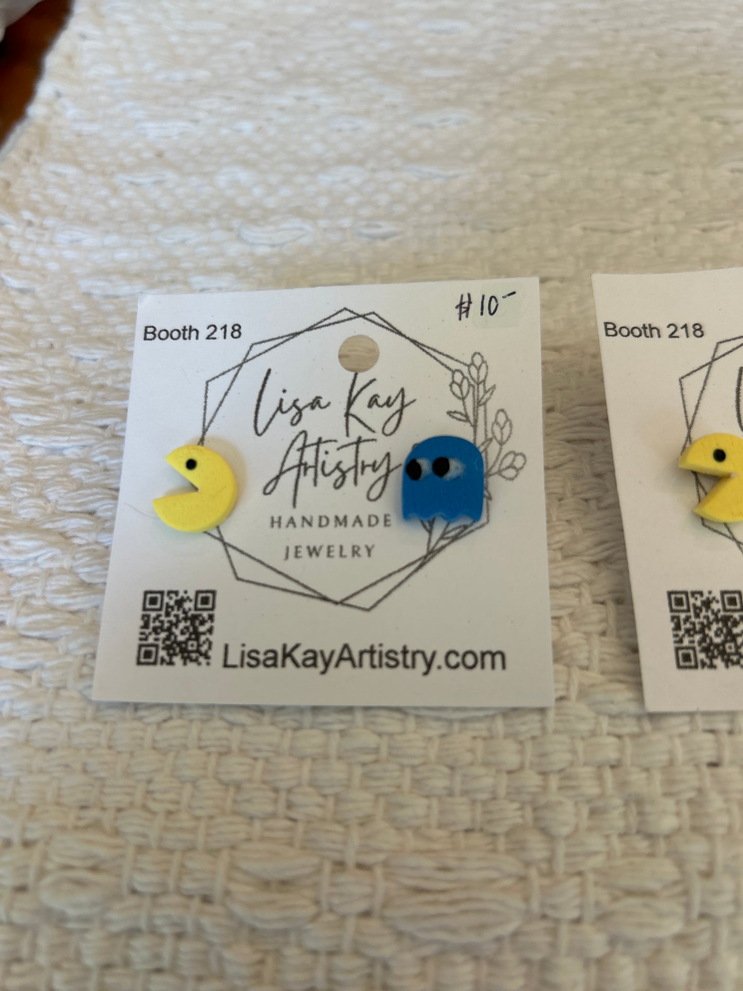Video Game Pac Man Earrings