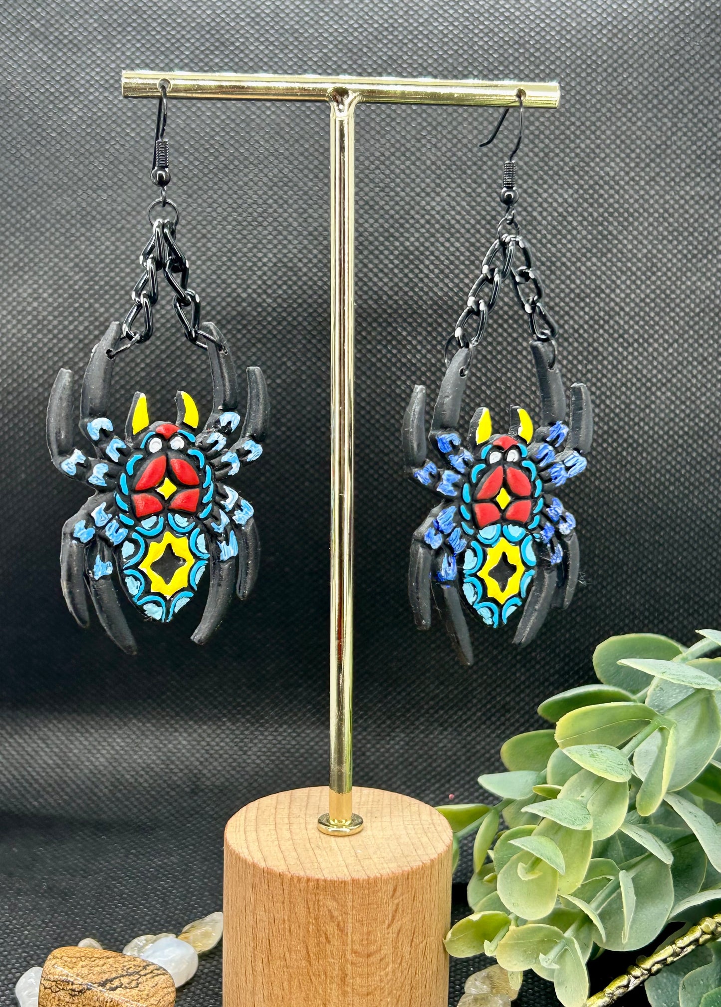 Spider Tattoo Earrings