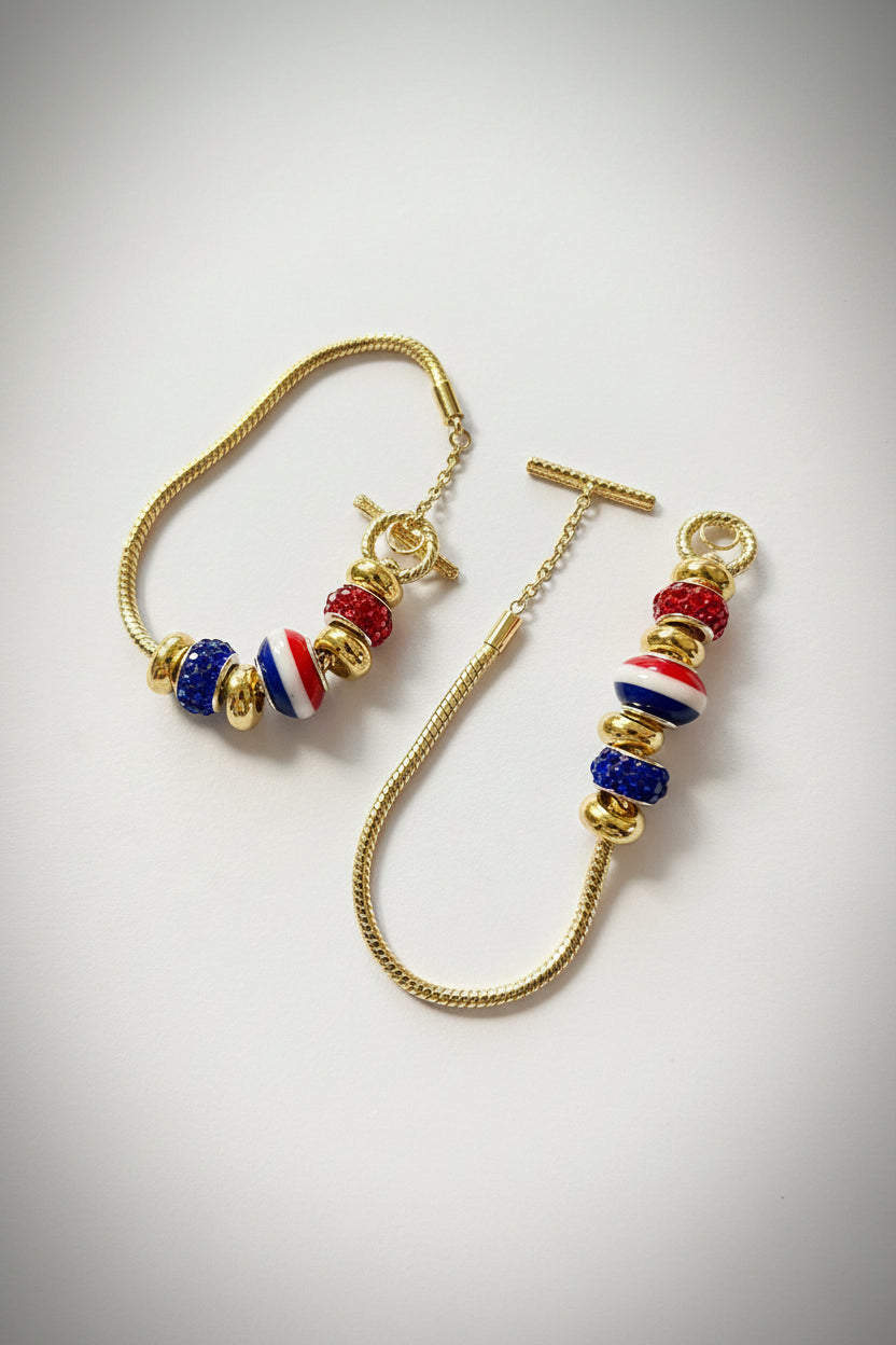 Patriotic Toggle Bracelets