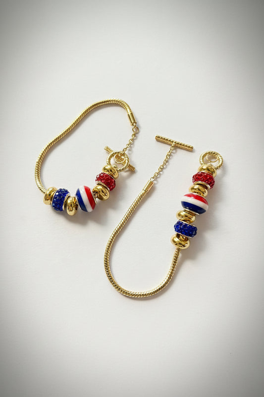Patriotic Toggle Bracelets