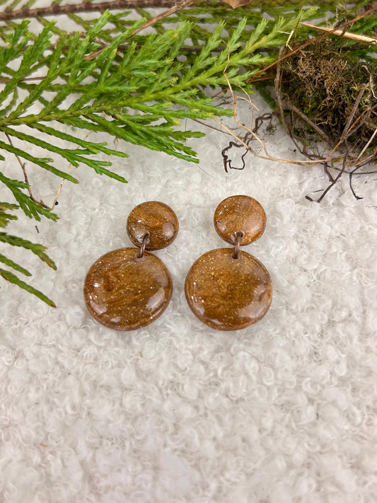 Forest Floor Round Dangles