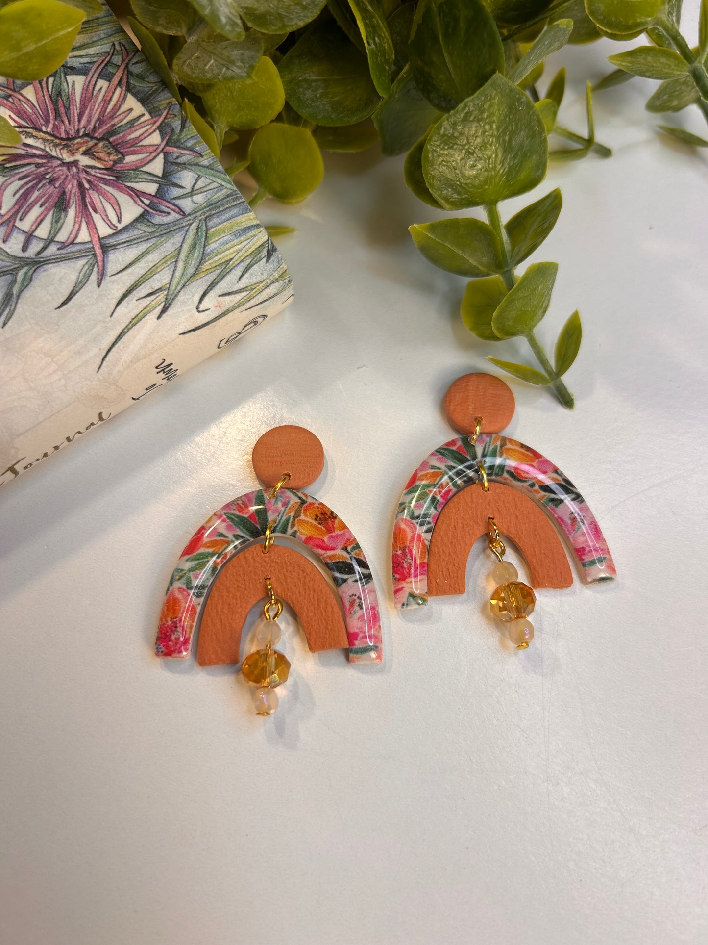 Terracotta Floral Arch Dangles
