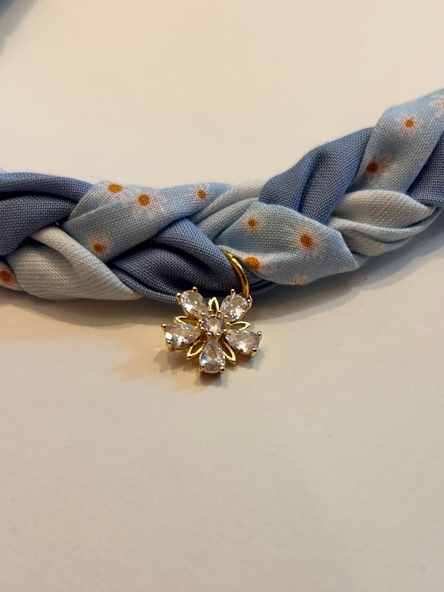 Braided Bandana Charm Necklaces