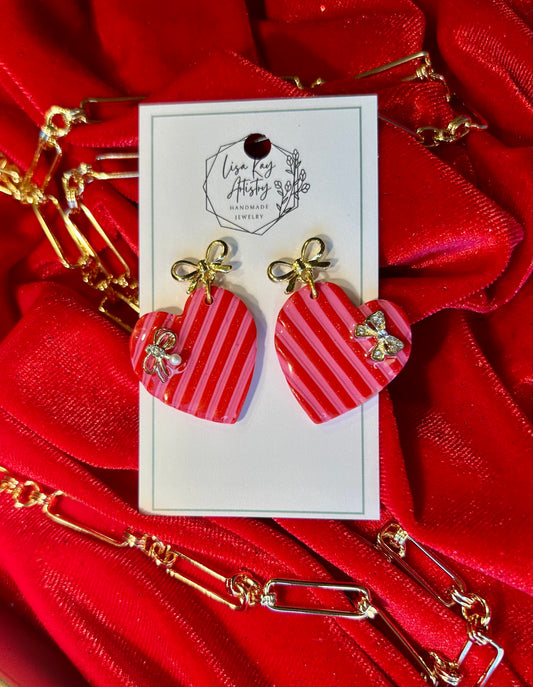 Valentine Candy Stripe Hearts