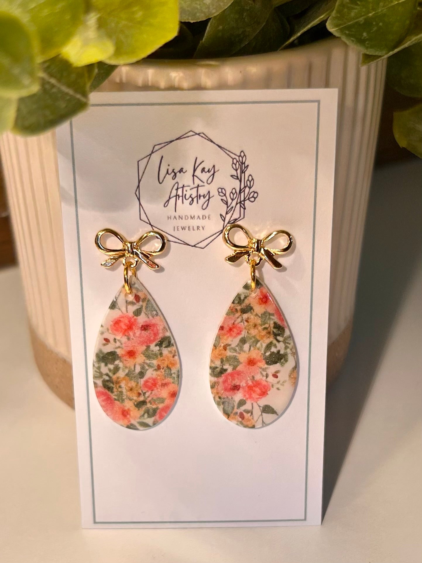 Floral medium (solid) teardrop One Piece