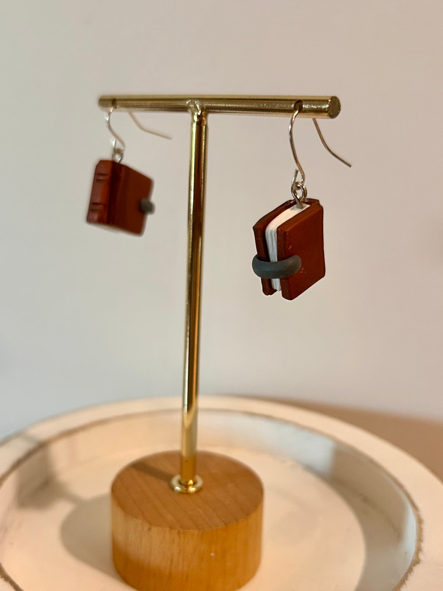 Secrets and Treasures Book Earrings
