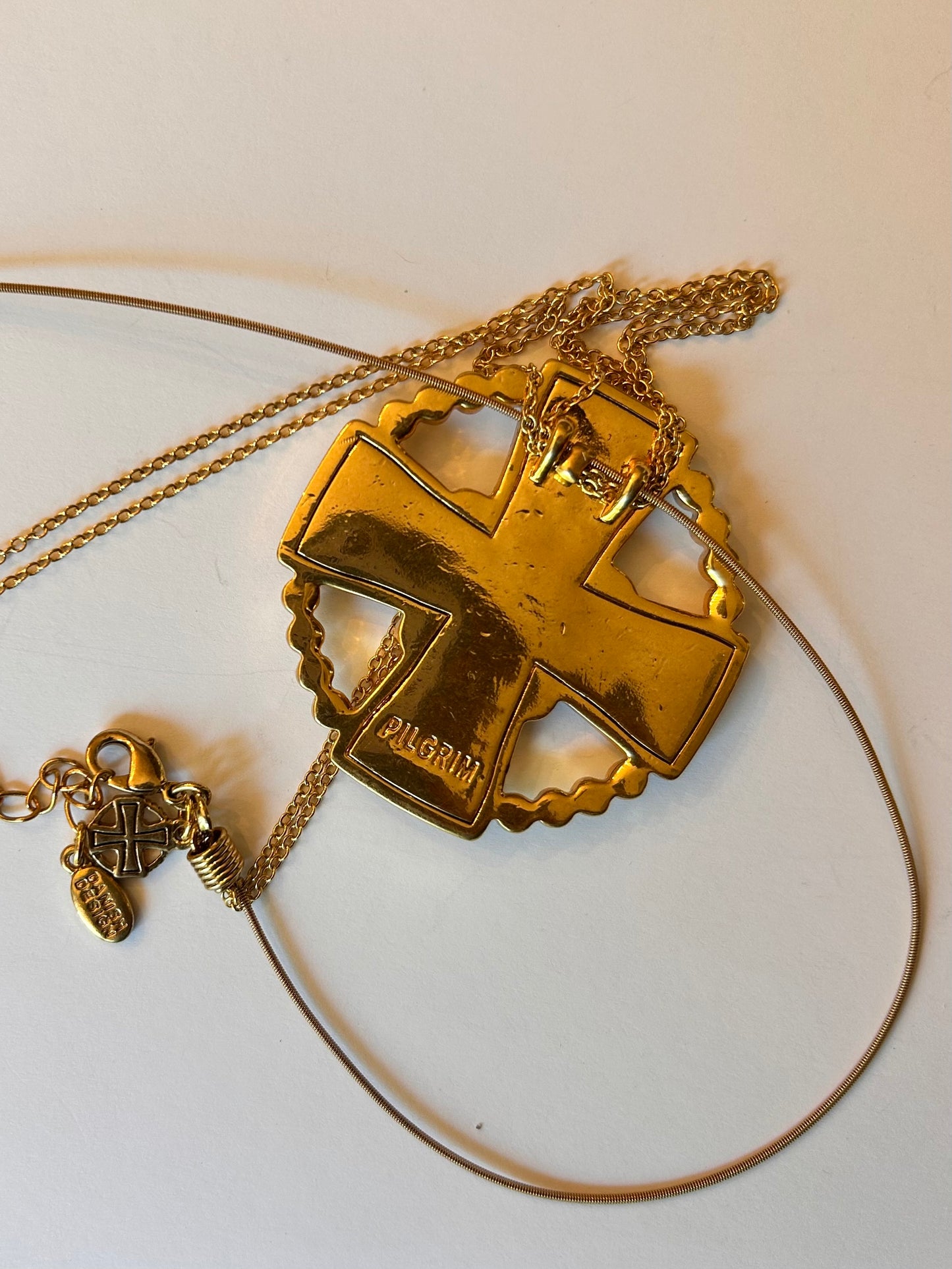 Pilgrim Danish Cross Necklace