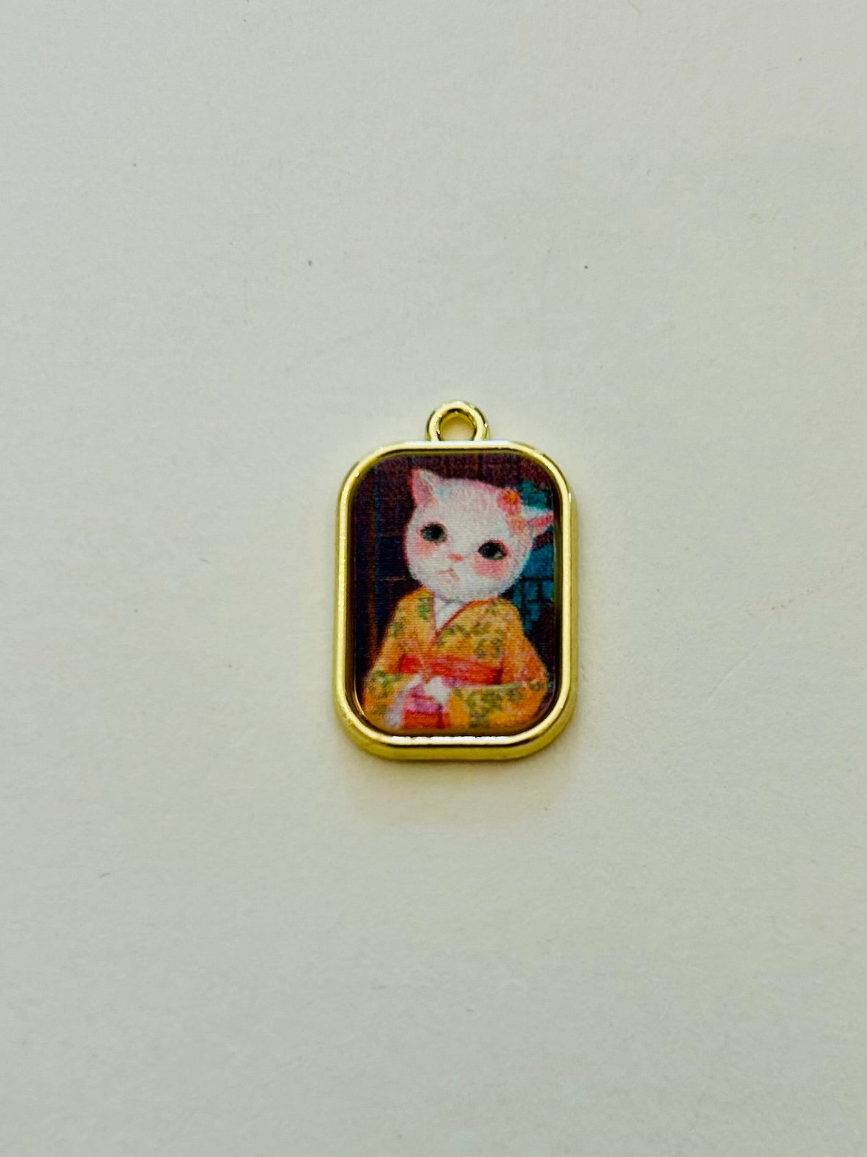 Cat in High Fashion Charms