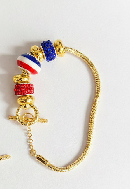 Patriotic Toggle Bracelets