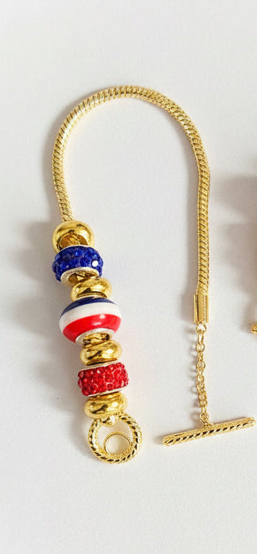 Patriotic Toggle Bracelets
