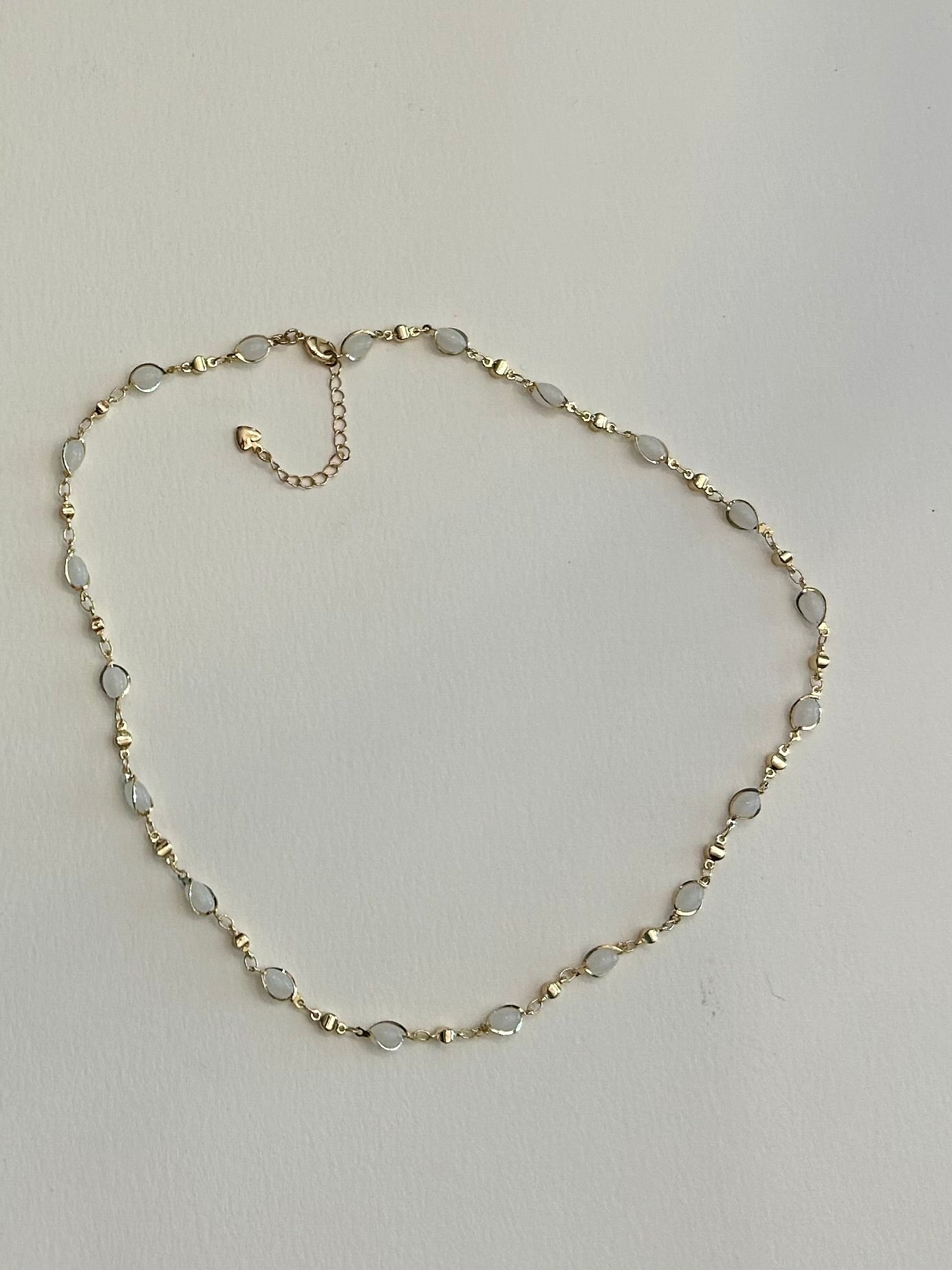 Gold Plated Opalite Necklace