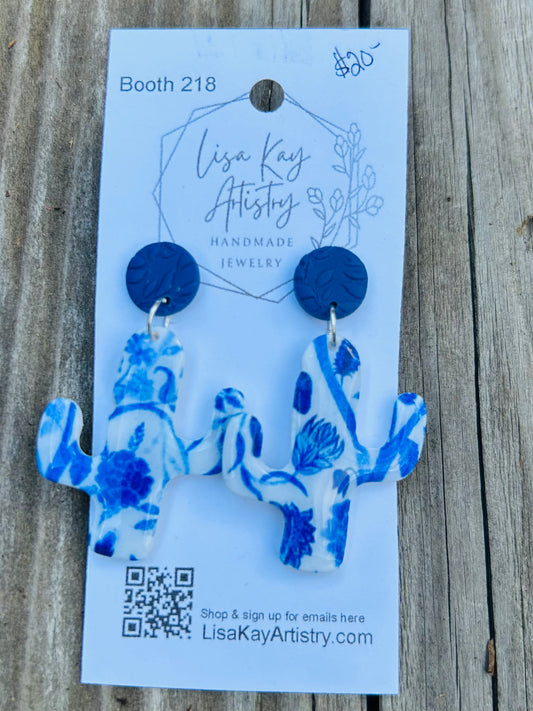Delft Cactus Dangle Two Piece