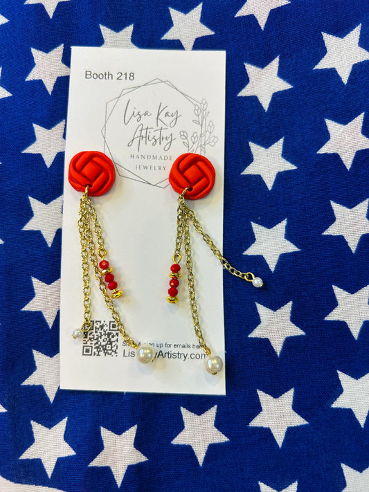 Red Stacks & Pearls