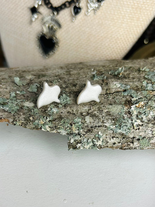 Tiny Ghost Stud Earrings
