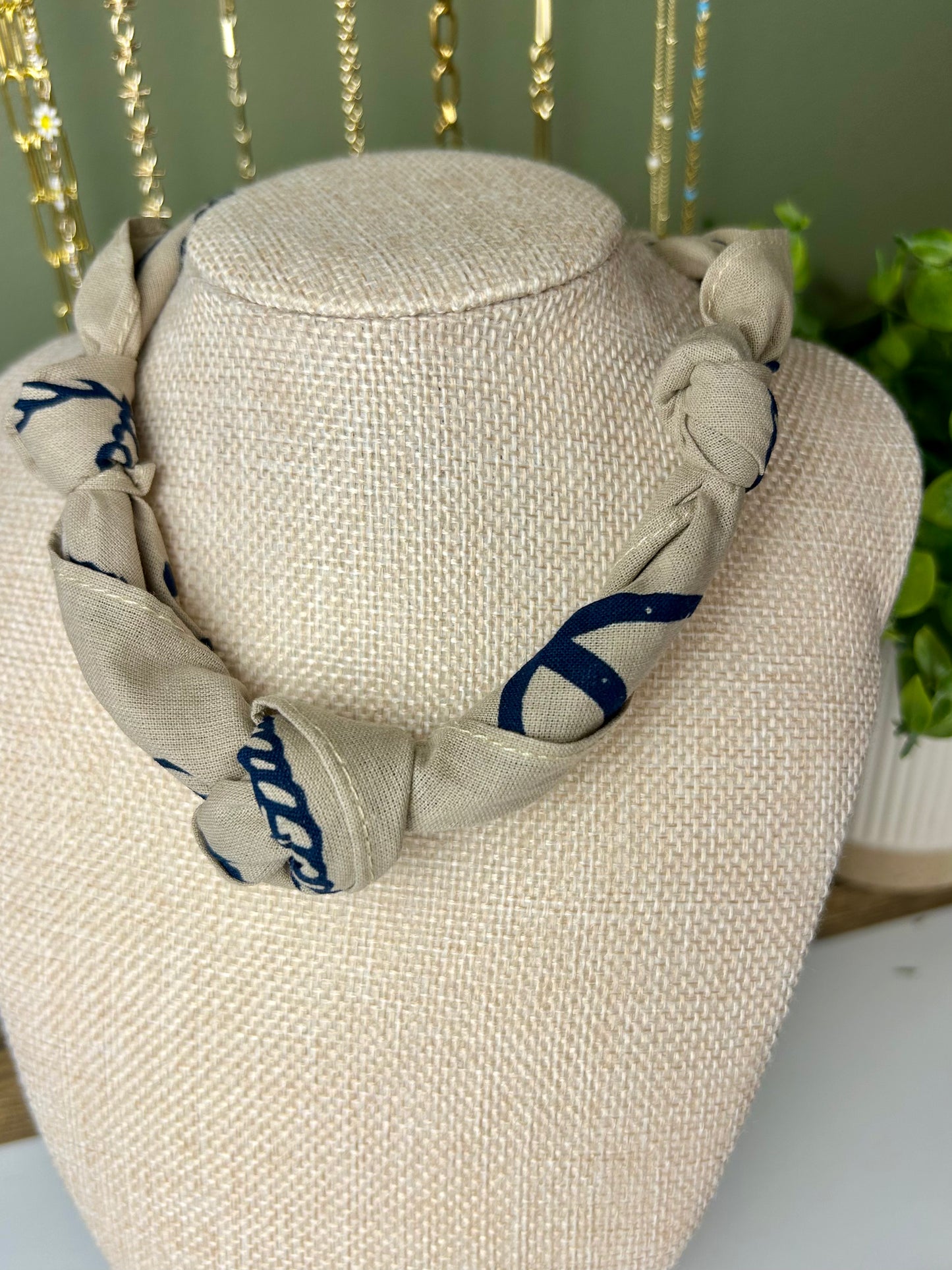 Bandana Necklace (Charms Optional)