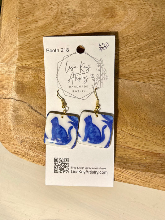 Delft Tiles - Cats 1
