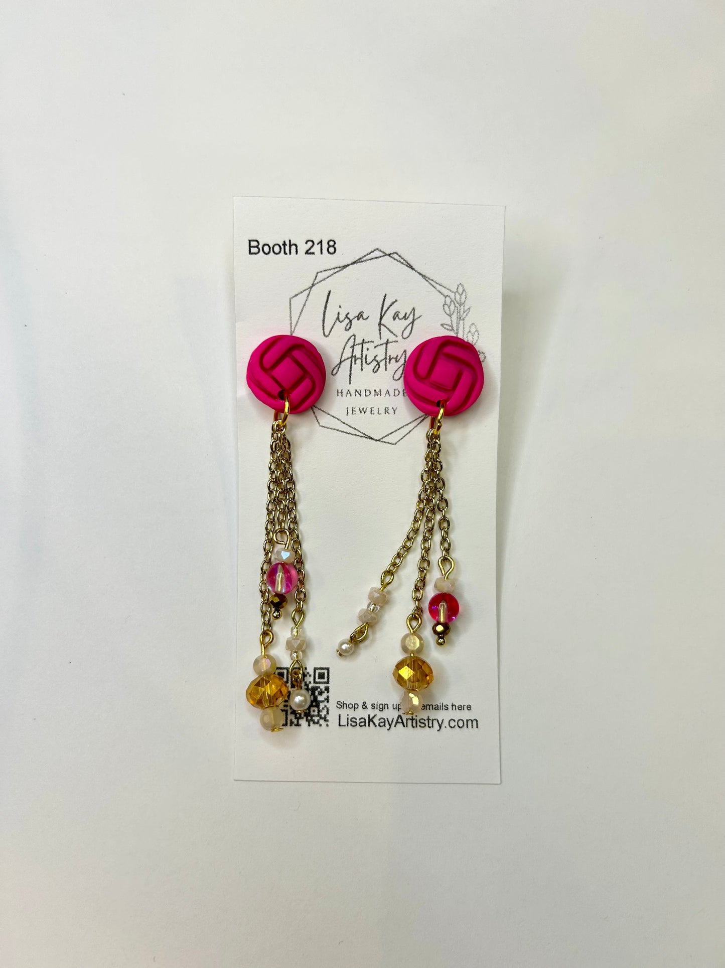 Subtle Pink Stackable Dangle