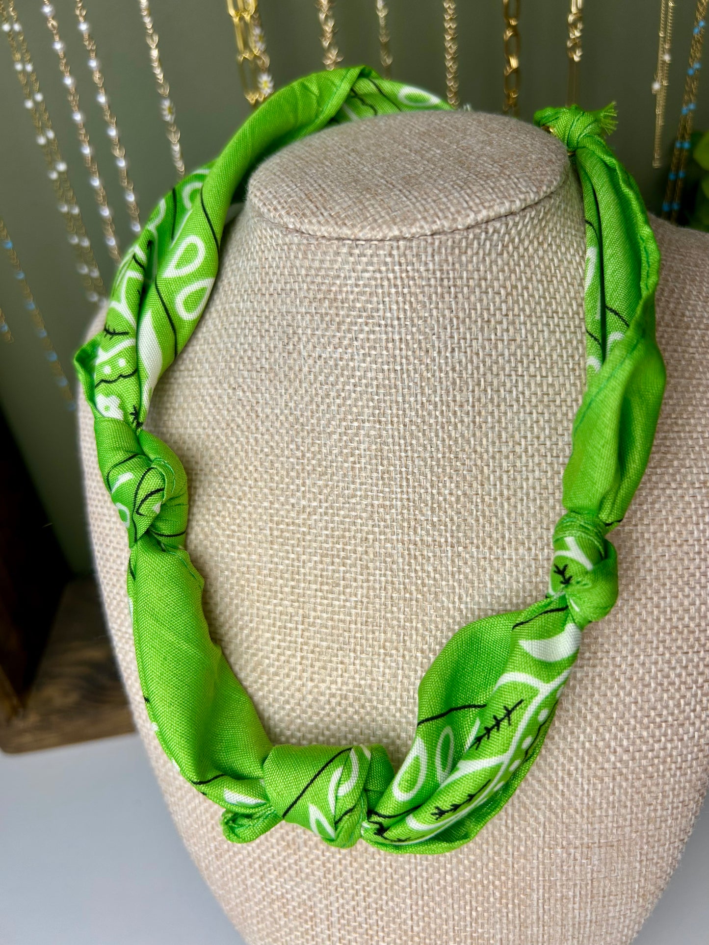Bandana Necklace (Charms Optional)