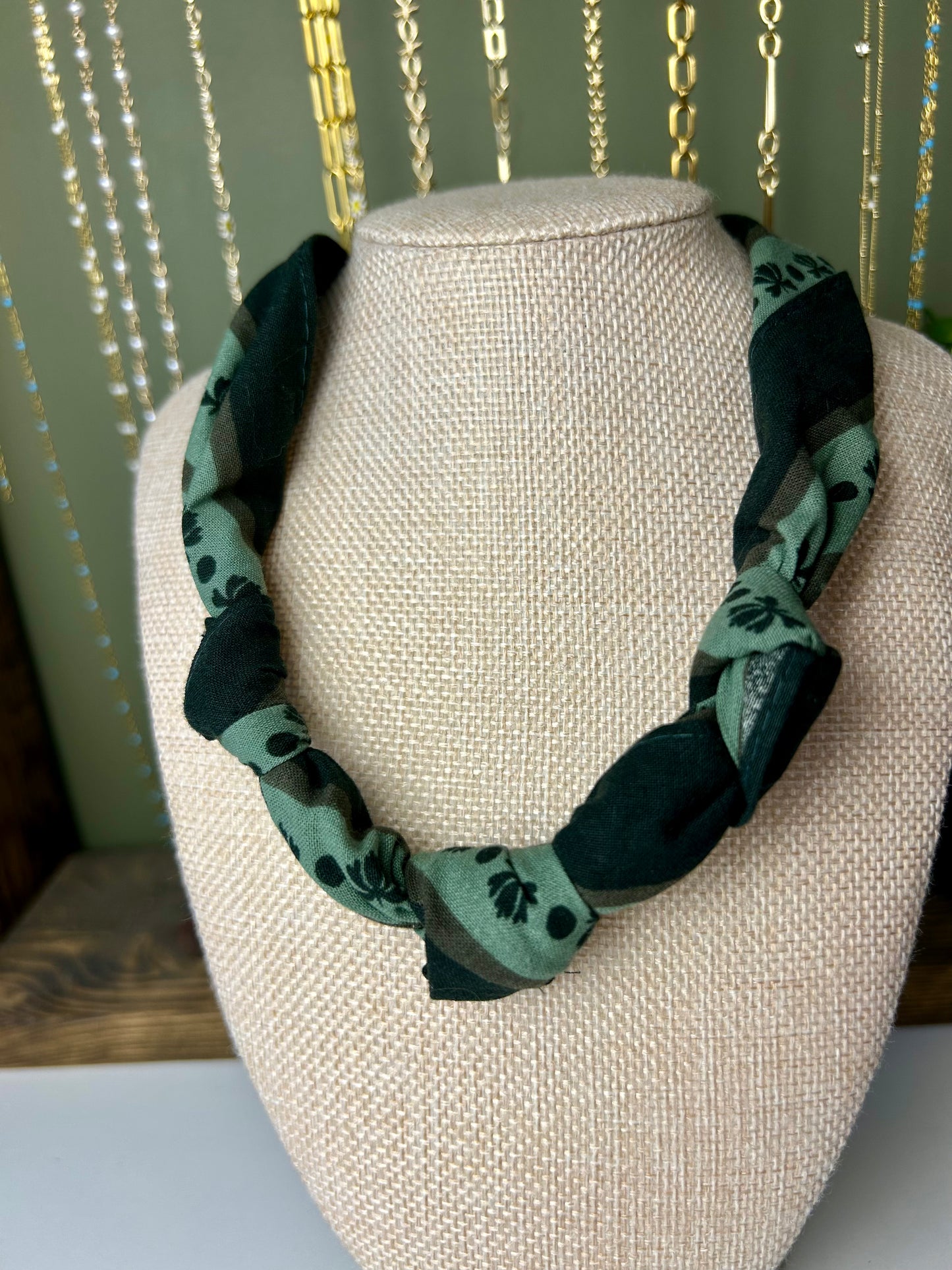 Bandana Necklace (Charms Optional)