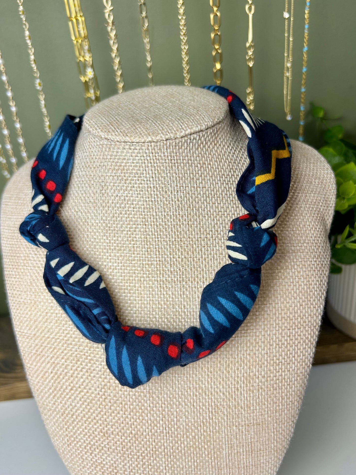 Bandana Necklace (Charms Optional)