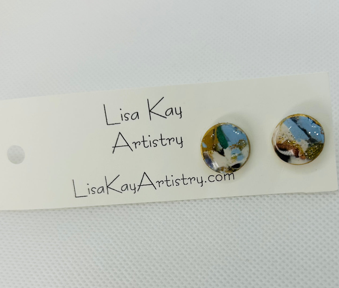 Blue Skies Stud Earrings