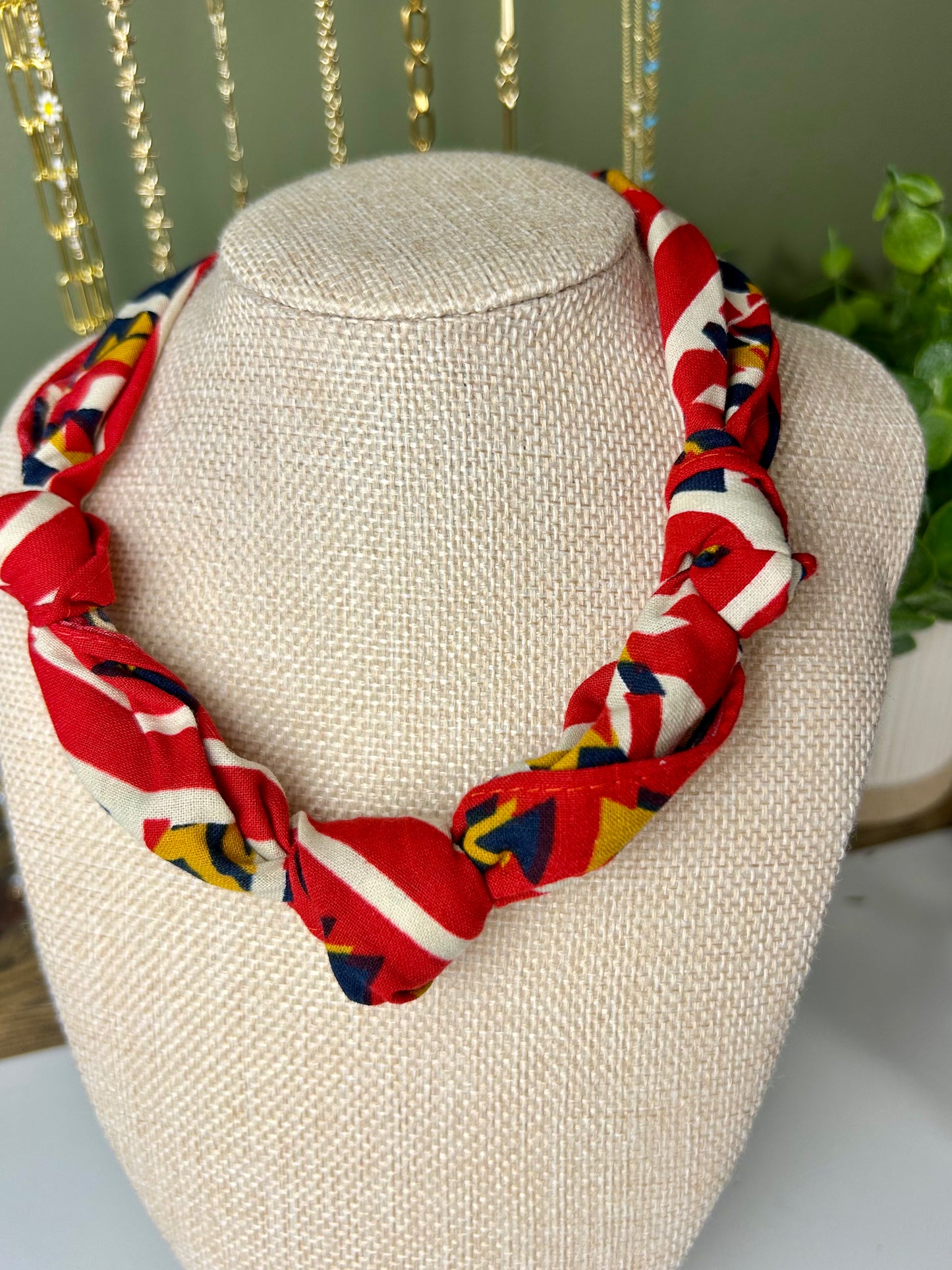 Bandana Necklace (Charms Optional)