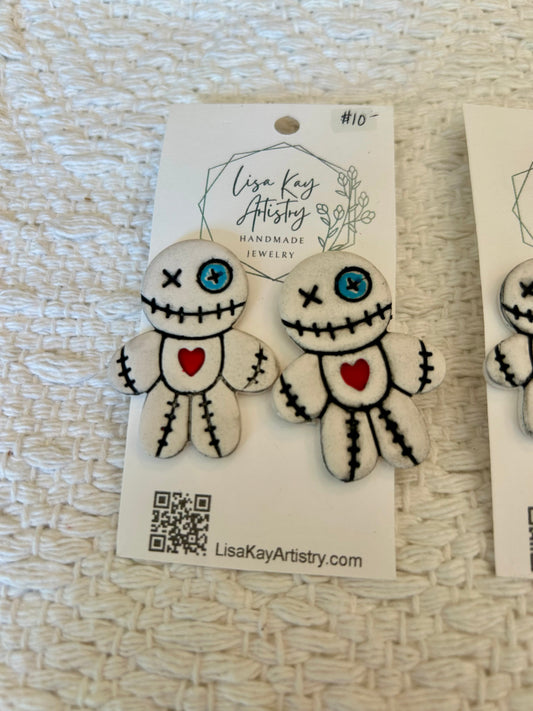 Voo Doo Doll studs