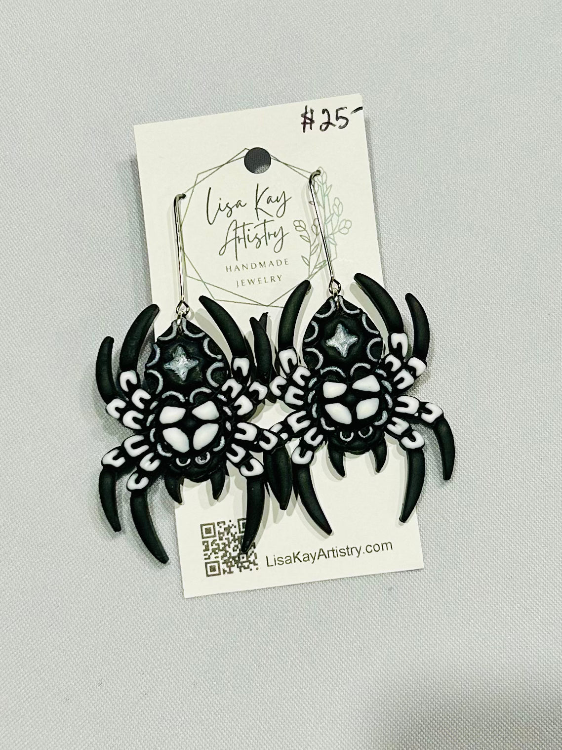 Spider Tattoo Earrings