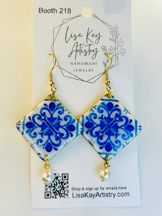 Tile 6 Dangle Earrings