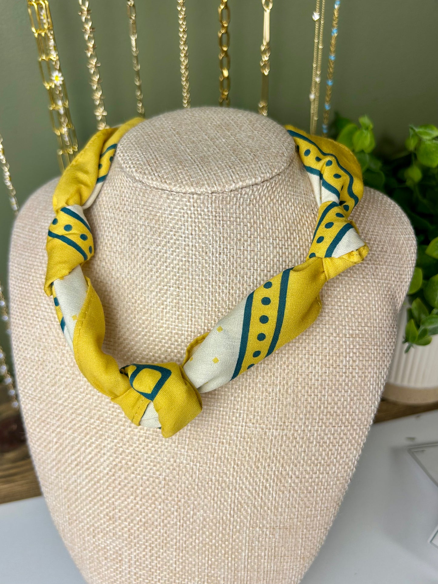 Bandana Necklace (Charms Optional)