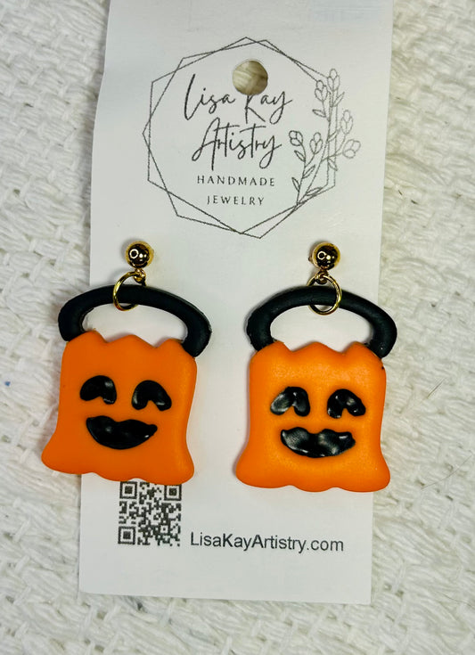 Treat Bags Orange Dangles