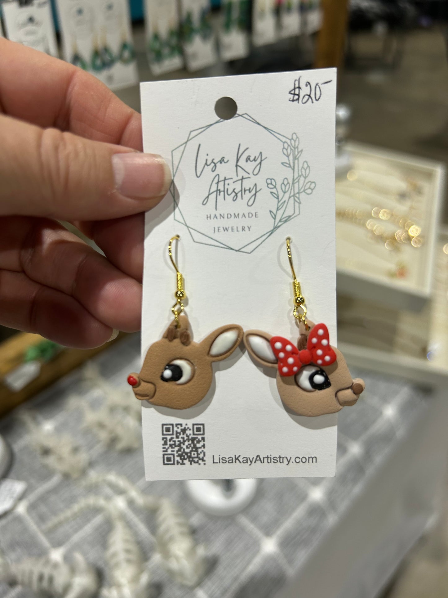 Rudolph & Clarice Dangle Earrings