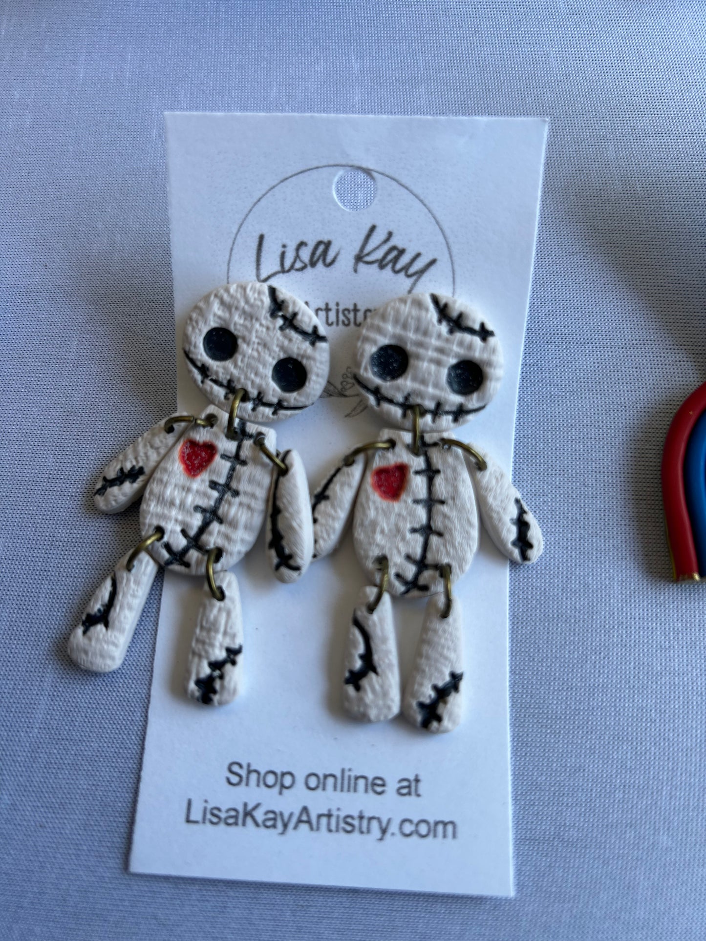 Voo Doo Articulated Doll Earrings