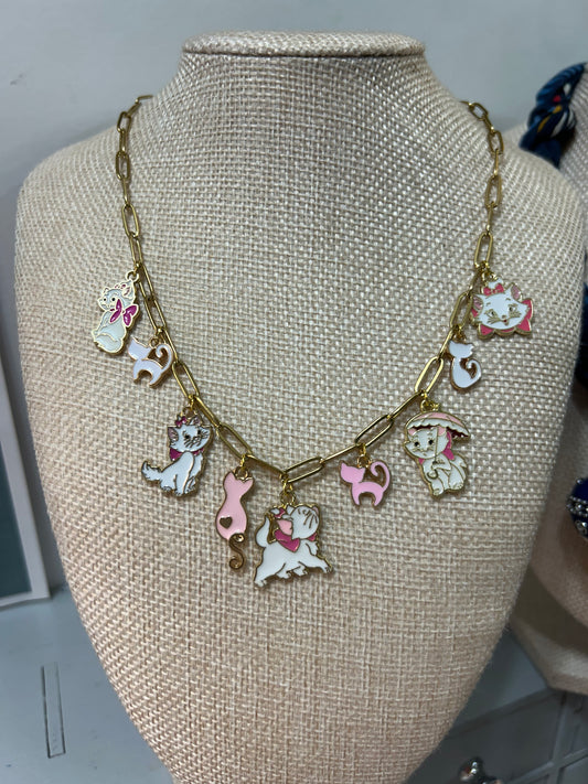 Marie Charm Necklace - 9 Charms