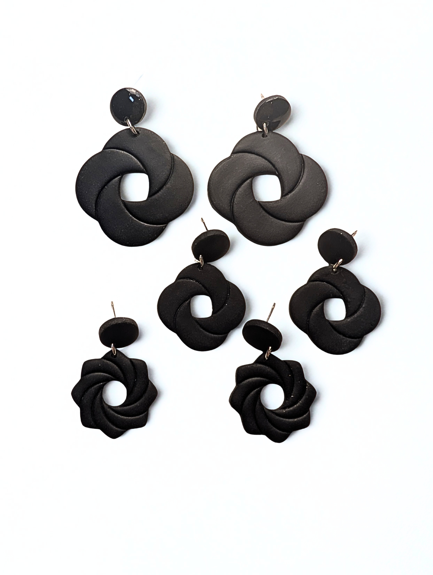 Classic Black Spirals
