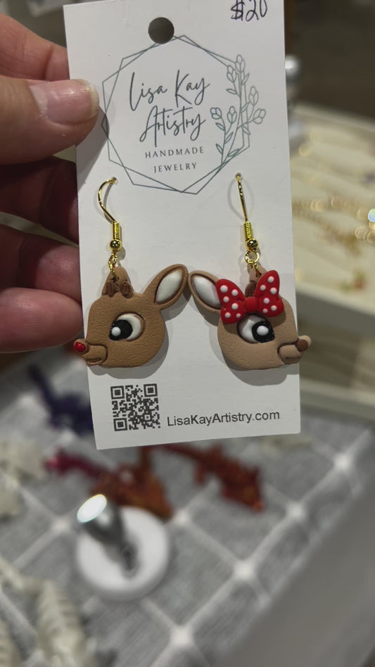 Rudolph & Clarice Dangle Earrings